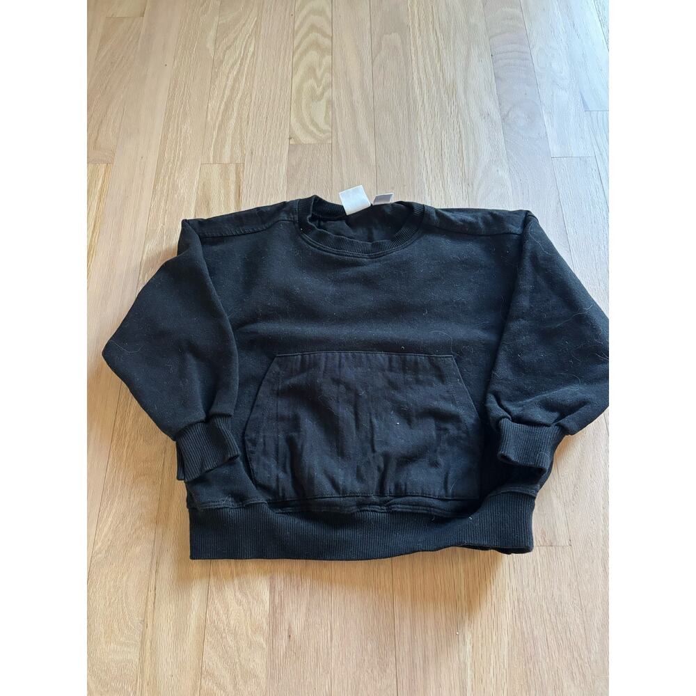 Zara Sweatshirt Black Unisex  4-5 T